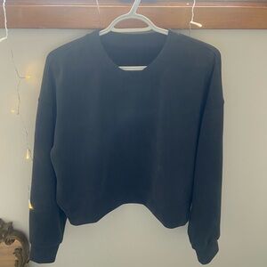 Black Crewneck Sweatshirt